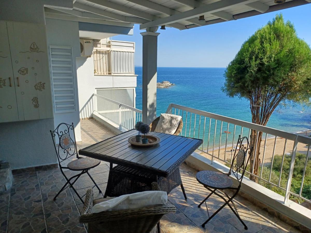 Апартаменты Balcony By The Sea Палеон-Цифликион Экстерьер фото
