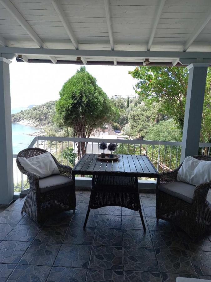 Апартаменты Balcony By The Sea Палеон-Цифликион Экстерьер фото